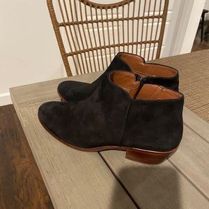 Sam Edelman Petty Suede Ankle Booties Size 6